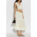 Ganni Dame Topper Beige ONE SIZE,