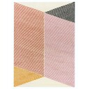 NJRD Rectangles ullteppe rosa 200x300 cm