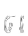 Bud to rose Miller Creole Earring Gold   Silver   