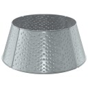 vidaXL Juletrekrage Kjegleformet Sølv Ø 62 x 25 cm Stål