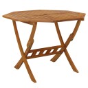 vidaXL Sammenleggbart hagebord 90x75 cm heltre akasie