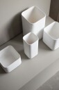DBKD Cube krukke small Ø 13 cm Matte white