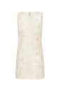 ROTATE Wedding Beaded Mini Dress Kjole Off White 34