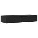  Sengekurver Svart 90x36,5x16,5 cm Konstruert Tre