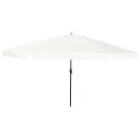  Hageparasol 395x245 cm Sandhvit