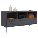  TV-benk antrasitt 100,5x39x50,5 cm kaldvalset stål 843038