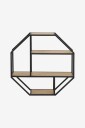 AC Design Furniture   Seaford vegghylle   Brun
