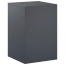 vidaXL Planteholder Antrasitt 40 x 40 x 60 cm Rustfritt stål