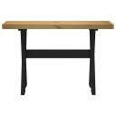  Konsollbord NOAIN X-formede ben 120x30x75 cm heltre furu 8721158503190