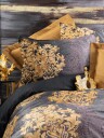 Jovrenis sengesett 240x220 cm   Antrasitt Beige