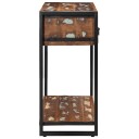  Konsollbord flerfarget 100x35x75 cm gjenvunnet heltre 8721158313096