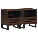 Nattbord 2 stk 40x34x46 cm heltre mango 377471