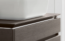 Villeroy & Boch  Legato Servantskap m/2 skuffer 600x550x500 mm m/LED-lys Sort Matt Lak
