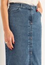 Superstretch denim skjørt