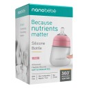 Nanobébé Flexy Silicone Baby Bottle Pink 270ml