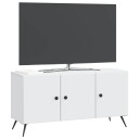  TV skap Hvit 99 x 34,5 x 50 cm Konstruert tre