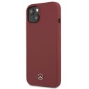 Dėklas Mercedes Mehcp13msilre Iphone 13 6,1" Raudonas/Red Hardcase Silicone Line