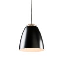 Pendelklokke Mini 5W 2700K, E27, Ø160, sort/hvit