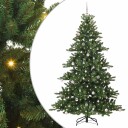  Kunstig sammensatt juletre med 300 LED med stativ 240 cm PVC