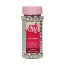 Funcakes Myke Perler  Metallic Sølv 55g 