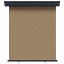vidaXL Balkong Side Markise 170 x 250 cm 100% polyester jern stål