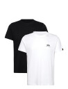Alpha Industries Basic T Shirt Sl 2 Pack   Black   S