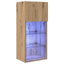  Vegghengt TV skap Artisan Eik 40,5 x 30 x 90 cm Konstruert tre