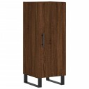 vidaXL Skjenk brun eik 34,5x34x90 cm konstruert tre