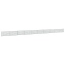 vidaXL Gabion med 3,5 mm tråd og 5x10 cm mesh 1000x10x50 cm
