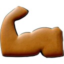 Pepperkakeform Muskelarm Fra Wilton 8cm 