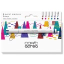Copic Acrea Paint Marker 6-set Deep Colours