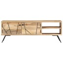 vidaXL TV-skap 110x30x40 cm heltre mango