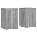  Plantestativer 2 stk grå sonoma 20x20x30 cm konstruert tre