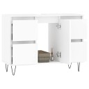 vidaXL Baderomsskap hvit 80x33x60 cm konstruert tre