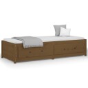 vidaXL Dagseng honningbrun 80x200 cm heltre furu