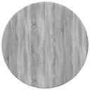  Bordplate Grå sonoma Ø 40 x 1,5 cm Konstruert tre