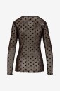 Coster Copenhagen   Topp Eve mesh o neck   Brun