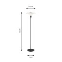 Louis Poulsen PH 3½-2½ Gulvlampe Svart Metallisert