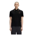 Fred Perry Herre Topper Svart 2XS,