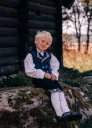 Salto Bunad / Festdrakt Til Gutt Med Skjorte, Blå