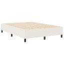  Boxspring Seng Krem 160x200 cm Corduroy Stoff