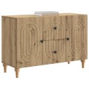  TV skap med skuff Artisan eik 89 x 34,5 x 60 cm Konstruert tre