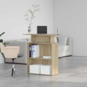  Resepsjonspult sonoma eik 100x40x104 cm konstruert tre