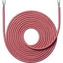 Nielsen Light Zigzag Rød Stoffledning 4 meter, 2x0,75 mm²