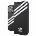 Adidas Booklet Mobildeksel PU til iPhone 13 Pro / 13 - Svart/Hvit