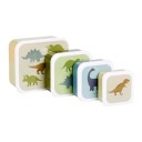 A Little Lovely Company Matbokssett 4 deler Dinosaur