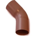 Plastmo bend Ø110mm 45° brun