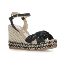 Espadrilles Dame Sko Svart 37 EU,
