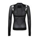 Off White Dame Topper Svart S,