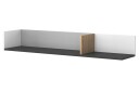 Metropolitan Vegghylle 120x28 cm   Brun/Hvit/Lysegrå/Sort